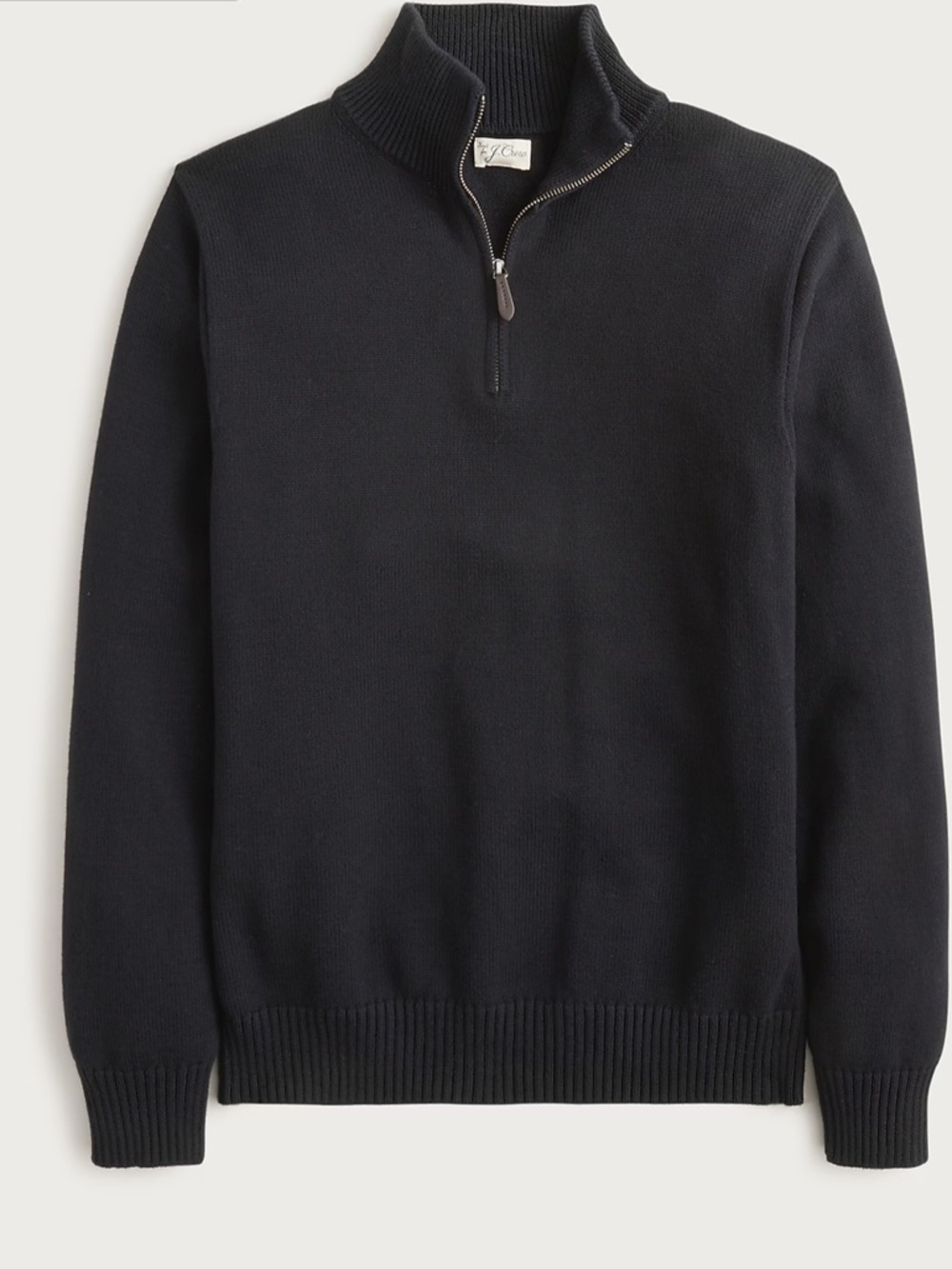 J.CREW Heritage 100% Cotton Half Zip Sweater Quarter Zip Men’s Size Small